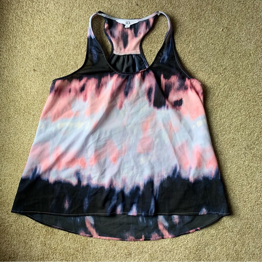 JACK Tie dye Racerback Tank SIZE SMALL